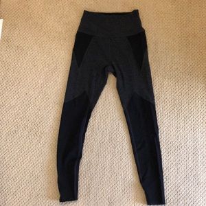 Women’s black and gray yoga pants